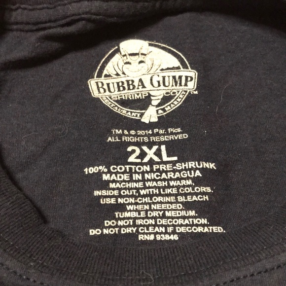 2XL Bubba Gump tee - Picture 3 of 3